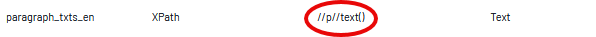 Red circle highlights an XPath selector used to extract paragraph content from web pages.